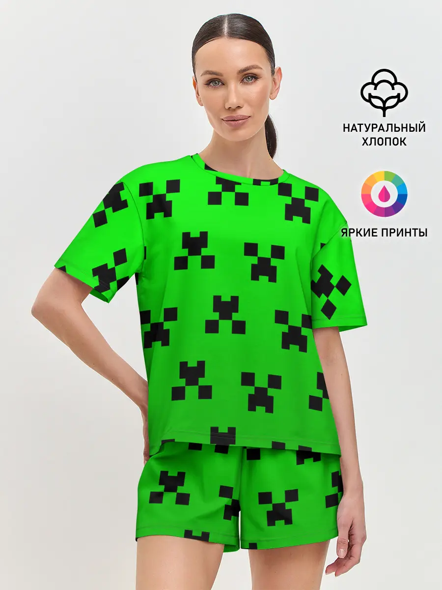 Женская пижама с шортами / MINECRAFT