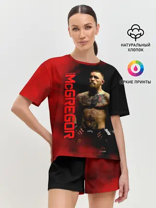 Женская пижама с шортами / Конор МакГрегор
