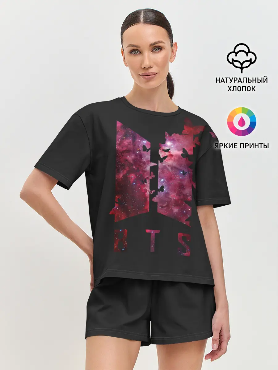 Женская пижама с шортами / BTS