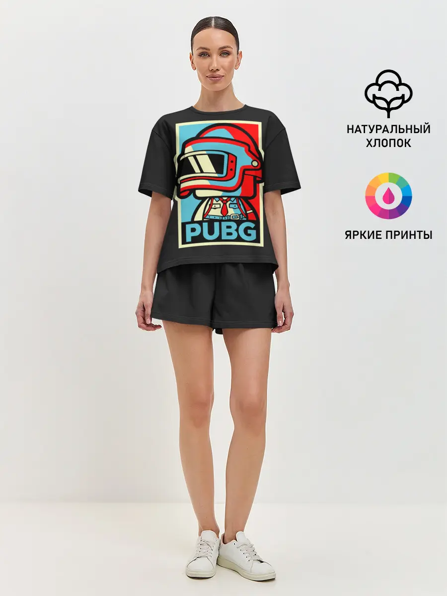 Женская пижама с шортами / PUBG