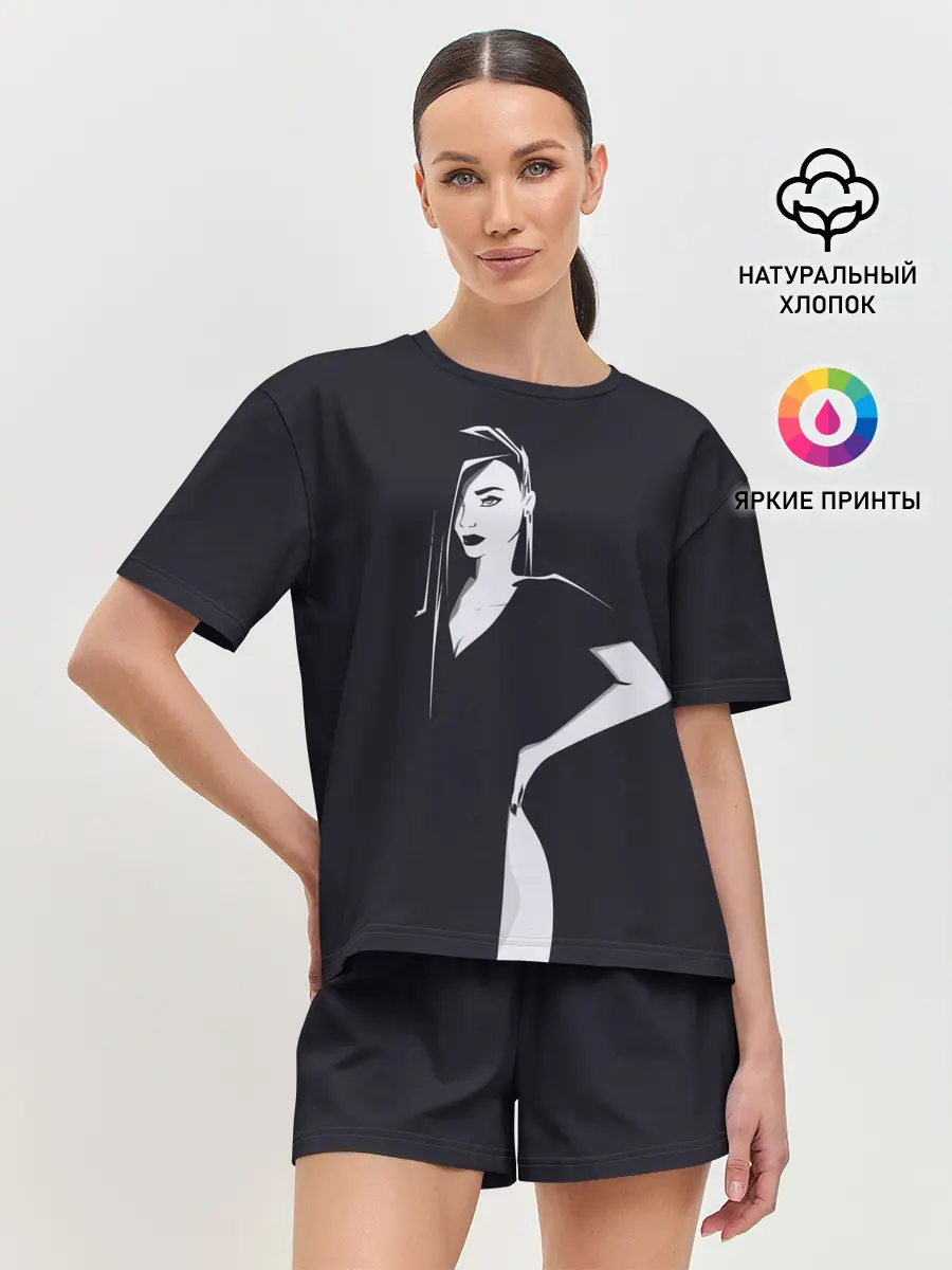 Женская пижама с шортами / Girl