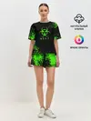Женская пижама с шортами / nCoV | КОРОНАВИРУС