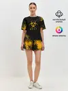 Женская пижама с шортами / КОРОНАВИРУС | nCoV