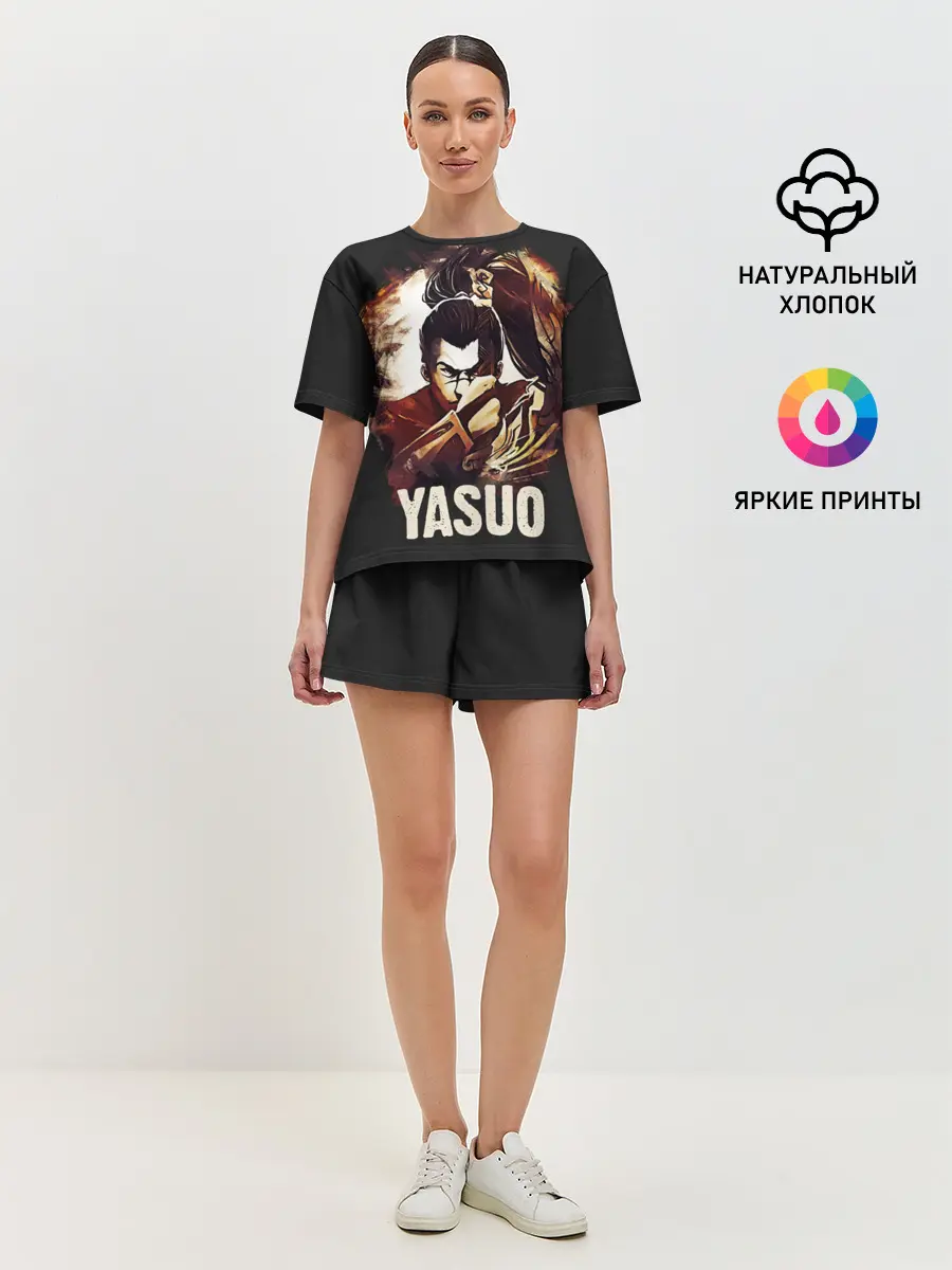 Женская пижама с шортами / Yasuo