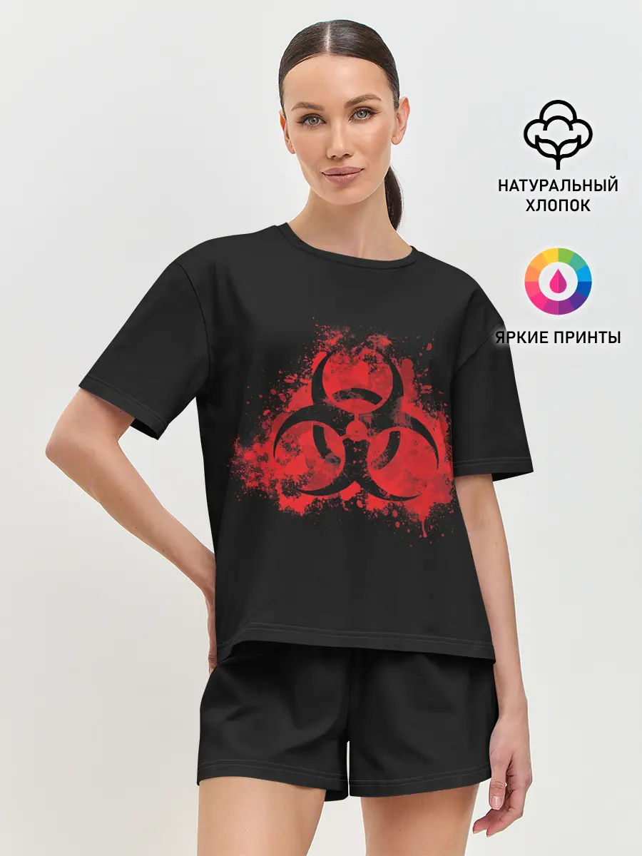 Женская пижама с шортами / Plague Inc.