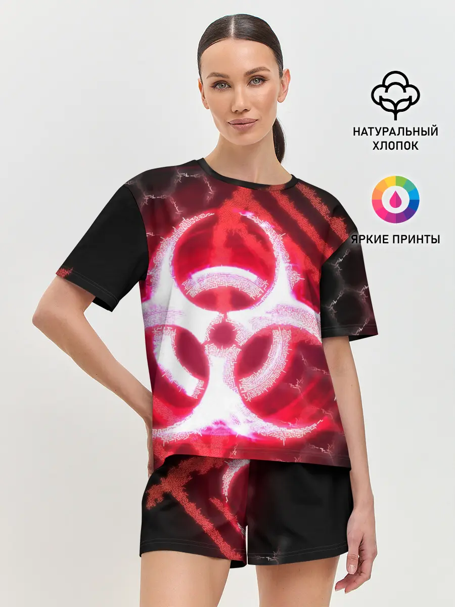 Женская пижама с шортами / Plague Inc ShB