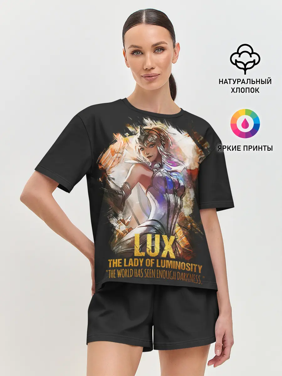Женская пижама с шортами / Lux