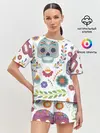 Женская пижама с шортами / Мексиканские мотивы