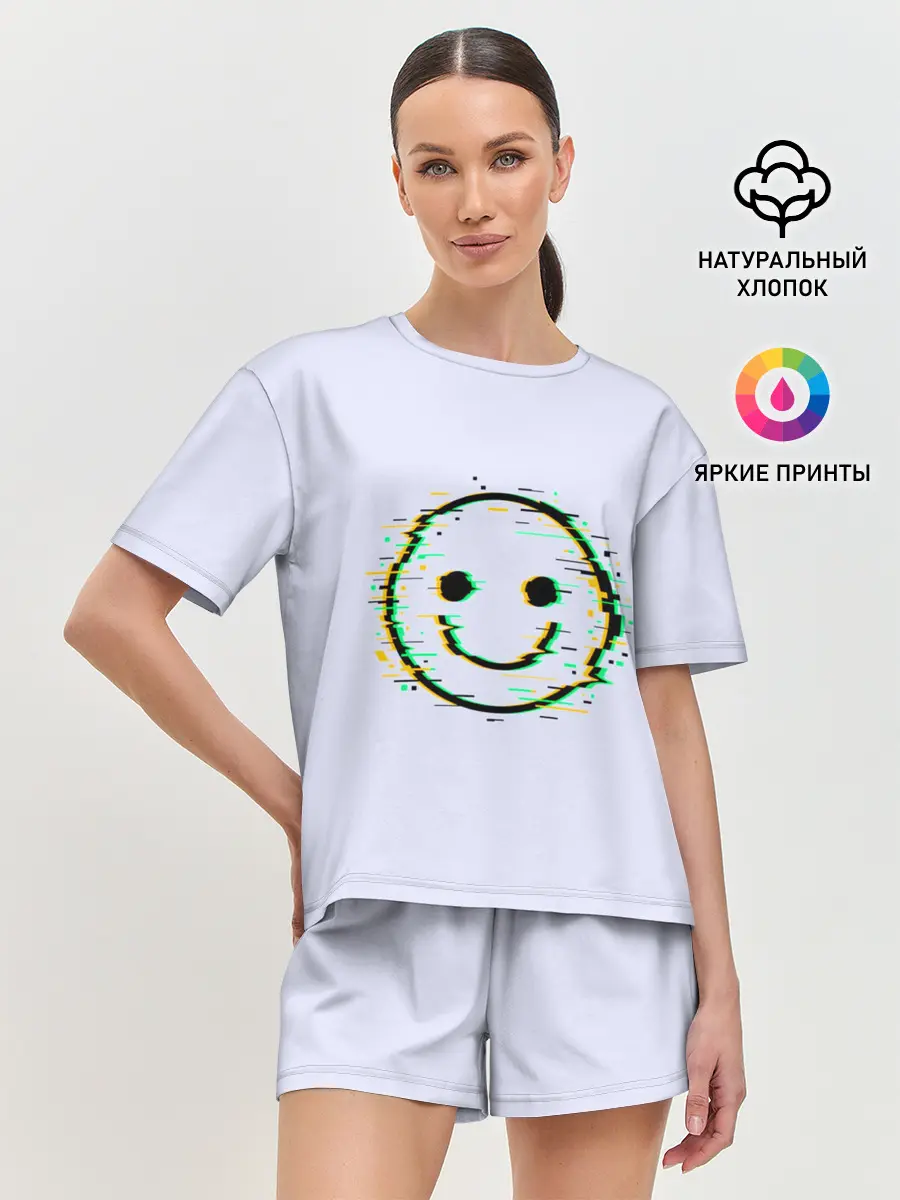 Женская пижама с шортами / Smile
