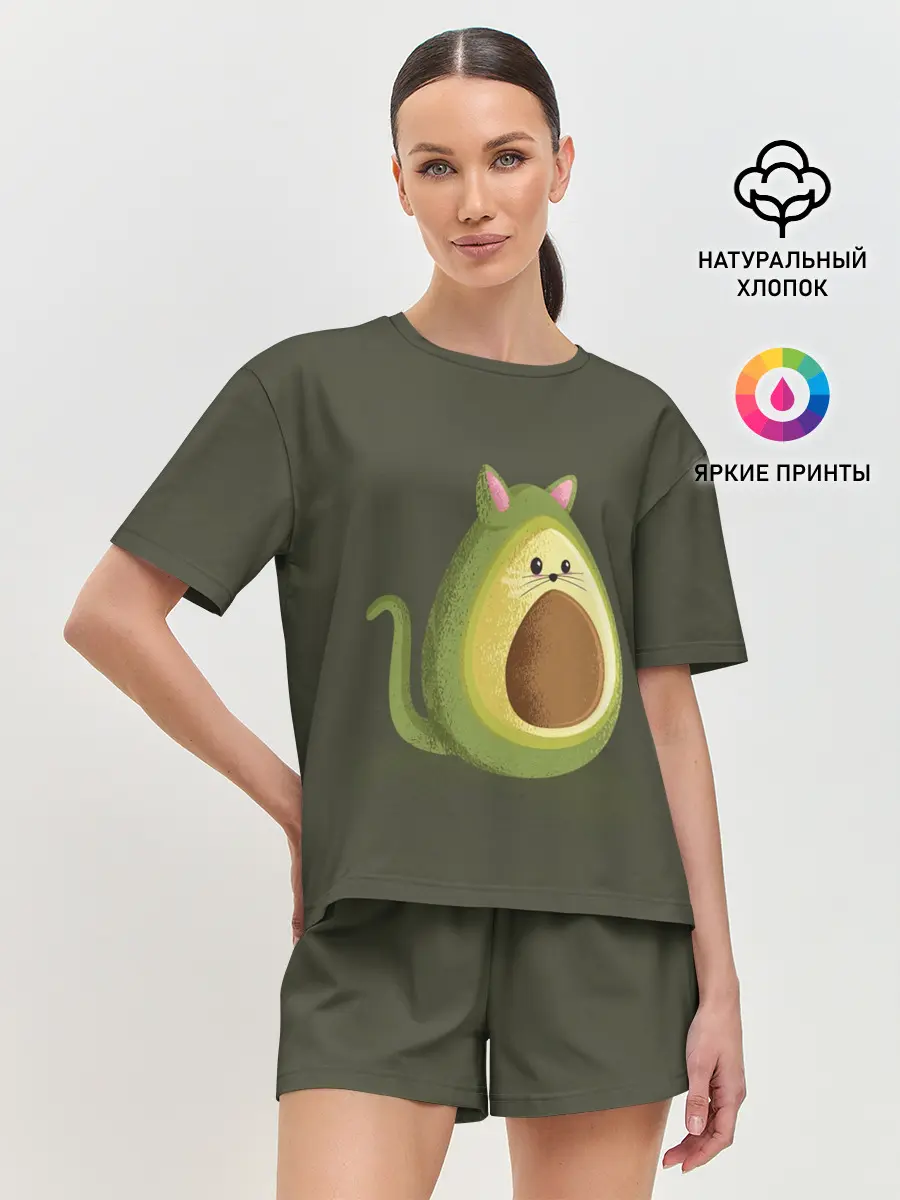 Женская пижама с шортами / AVOCATO