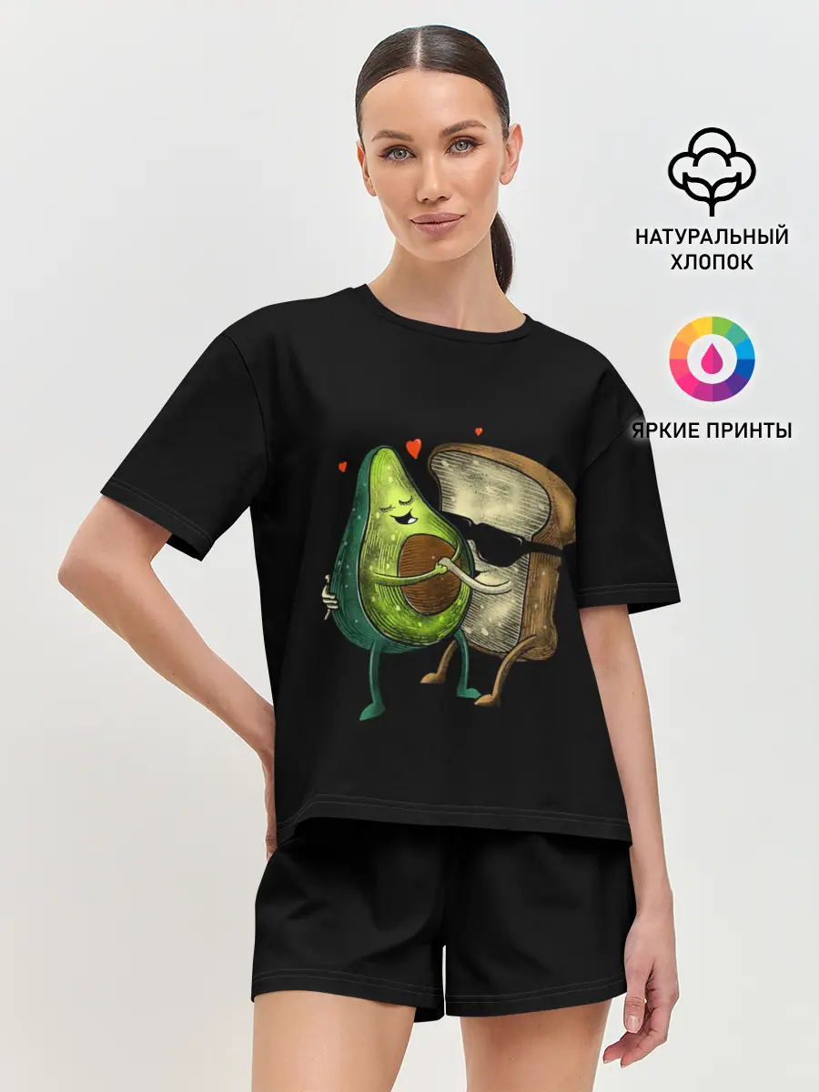 Женская пижама с шортами / Love