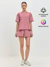 Женская пижама с шортами / Тельняшка Внутренних Войск