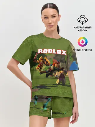 Женская пижама с шортами / ROBLOX
