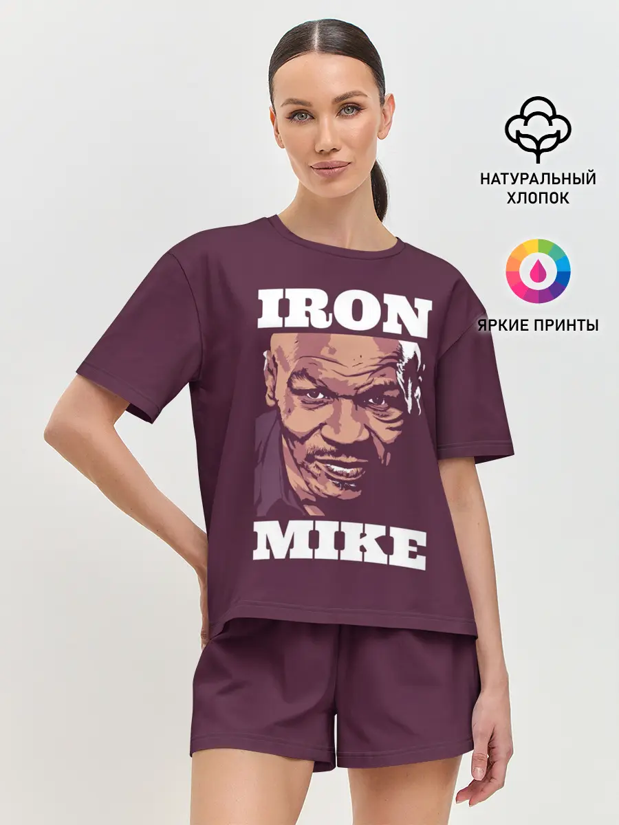Женская пижама с шортами / Mike Tyson