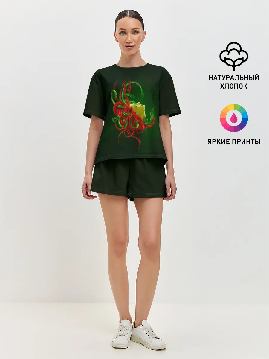Женская пижама с шортами / Медуза Горгона