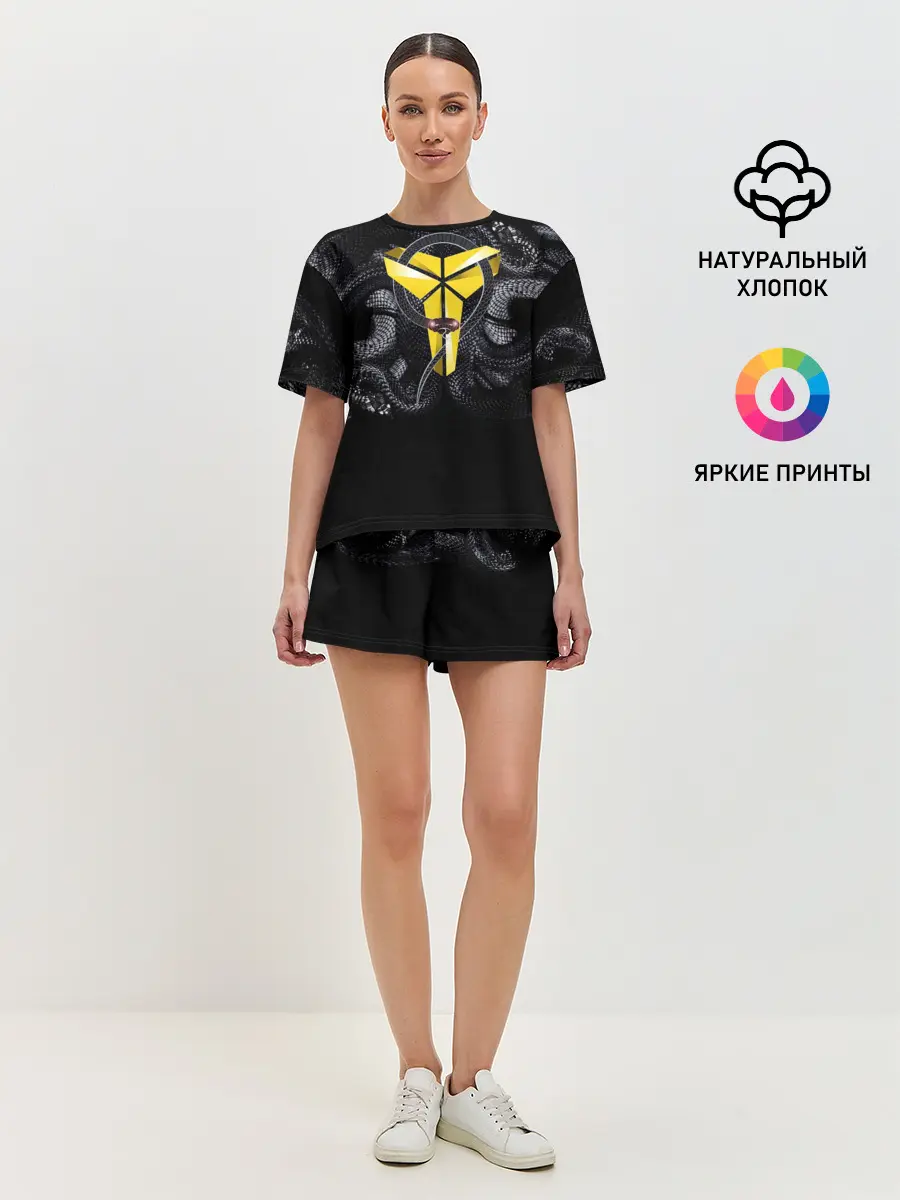 Женская пижама с шортами / Black Mamba Kobe Bryant
