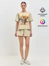 Женская пижама с шортами / КОРГИ ПУТЕШЕСТВЕННИК