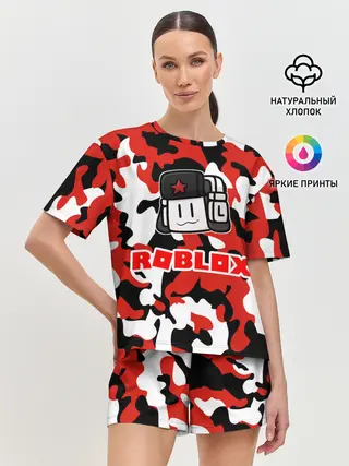 Женская пижама с шортами / ROBLOX