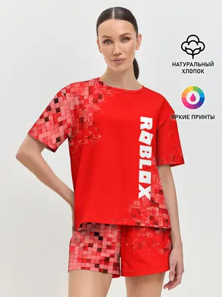Женская пижама с шортами / ROBLOX