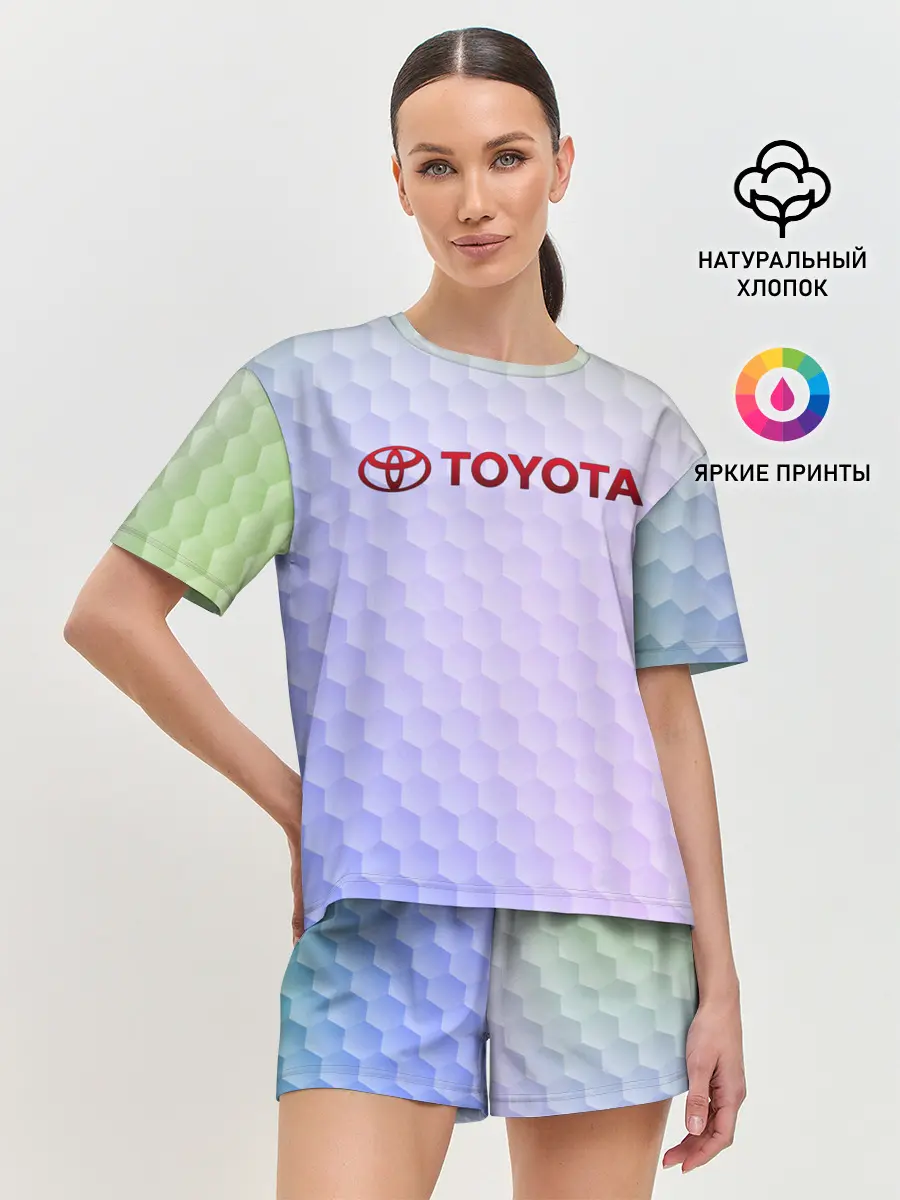 Женская пижама с шортами / TOYOTA | ТОЕТА