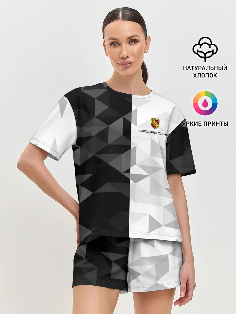 Женская пижама с шортами / PORSCHE | ПОРШЕ