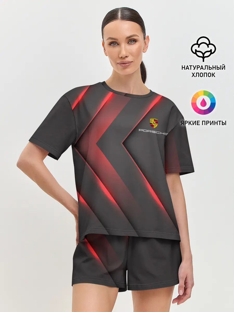 Женская пижама с шортами / PORSCHE | ПОРШЕ