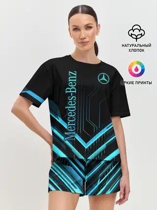 Женская пижама с шортами / Mercedes-Benz