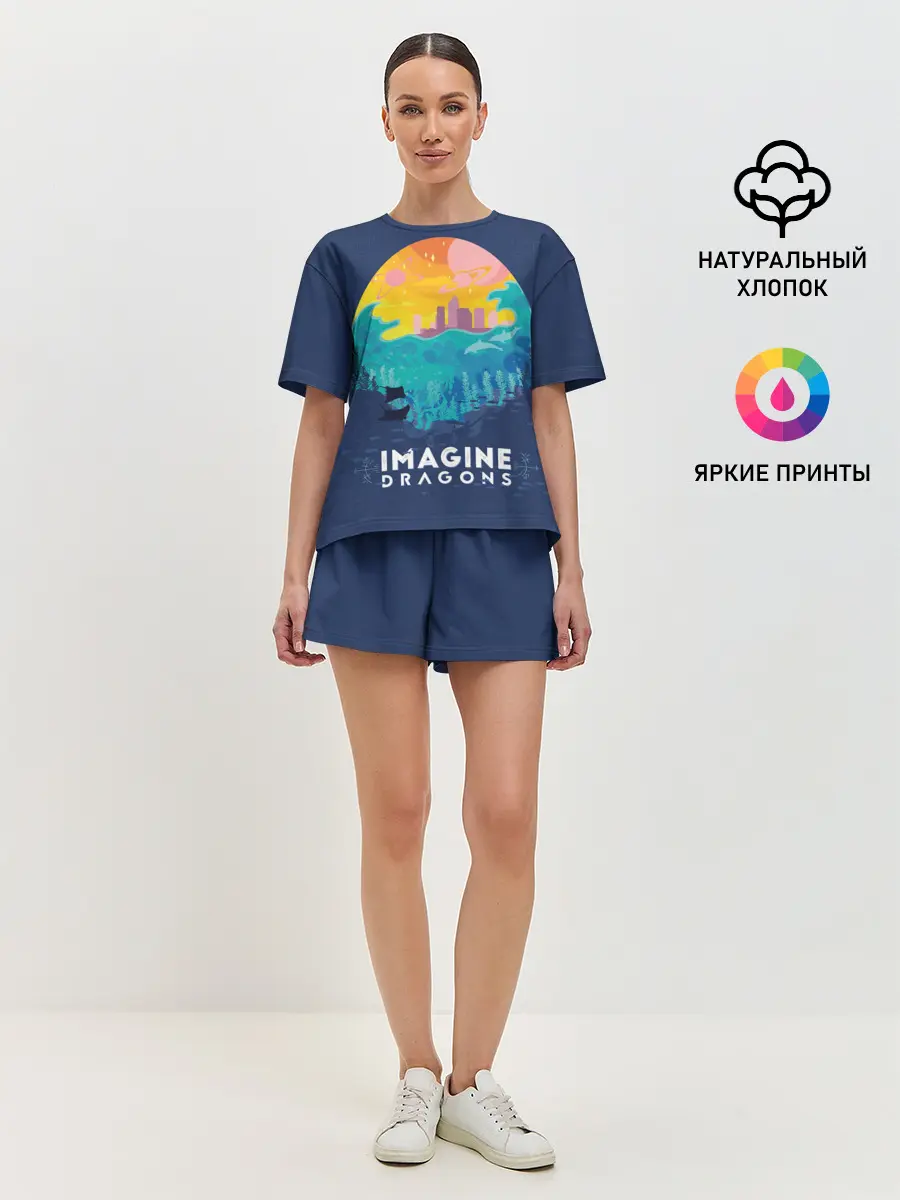 Женская пижама с шортами / Imagine Dragons