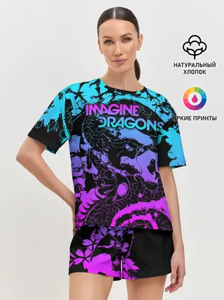 Женская пижама с шортами / Imagine Dragons