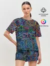 Женская пижама с шортами / Арт