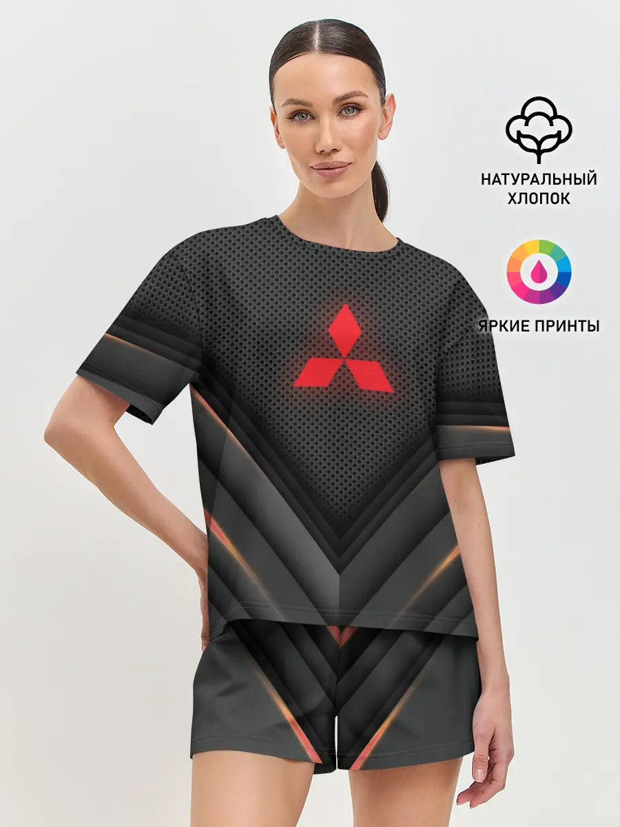 Женская пижама с шортами / MITSUBISHI | МИТСУБИШИ