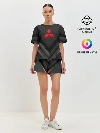 Женская пижама с шортами / MITSUBISHI | МИТСУБИШИ