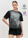 Женская пижама с шортами / Одинокий волк