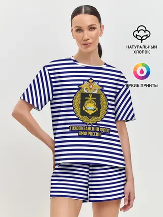 Женская пижама с шортами / Тихоокеанский флот ВМФ России