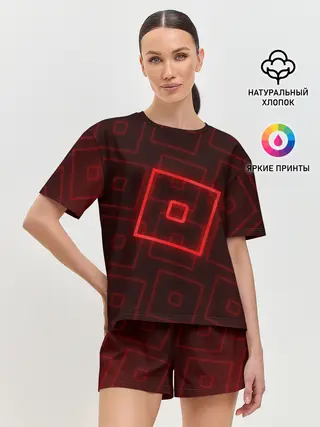 Женская пижама с шортами / Roblox