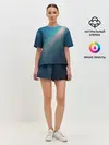 Женская пижама с шортами / Космос