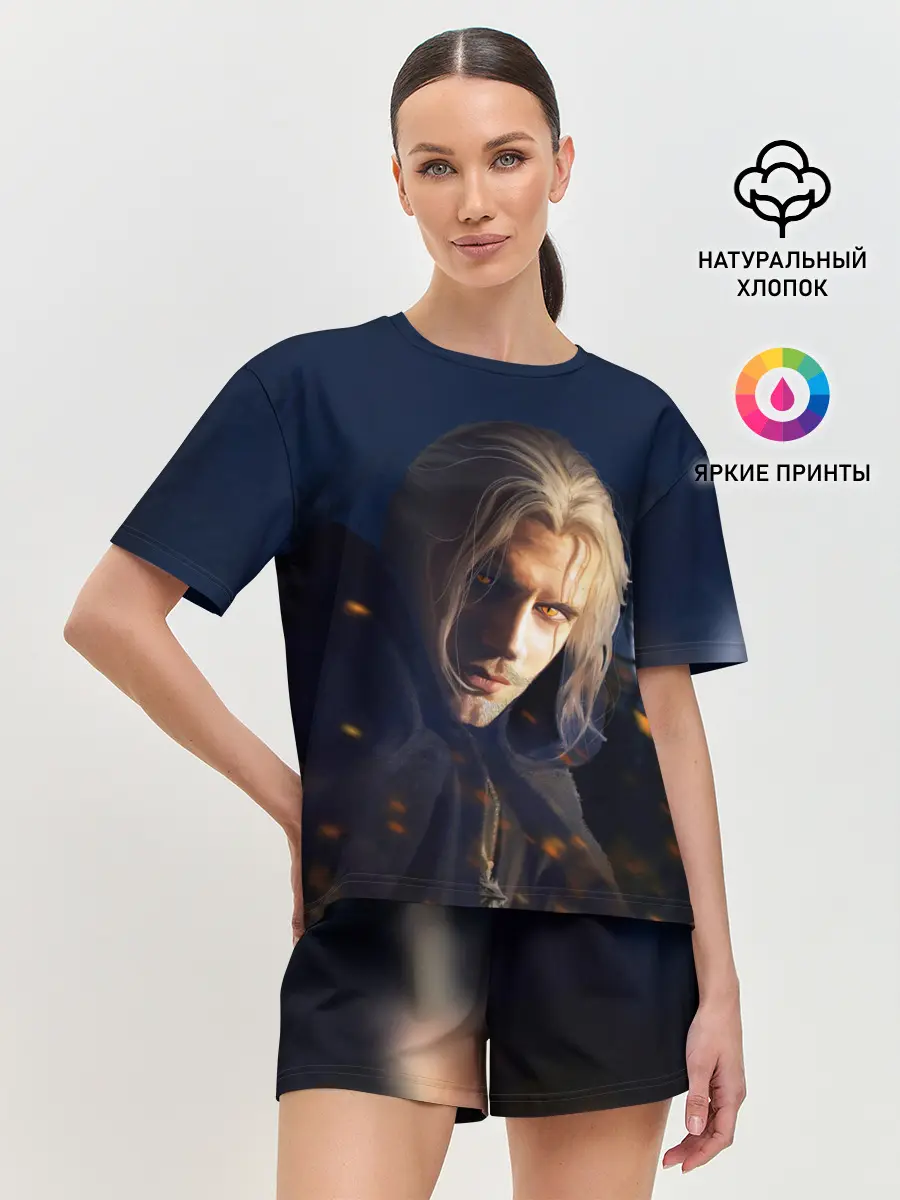 Женская пижама с шортами / ВЕДЬМАК