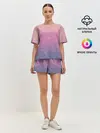 Женская пижама с шортами / Абстрактный узор