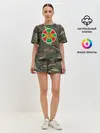 Женская пижама с шортами / Пограничные Войска