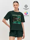 Женская пижама с шортами / Пограничные Войска