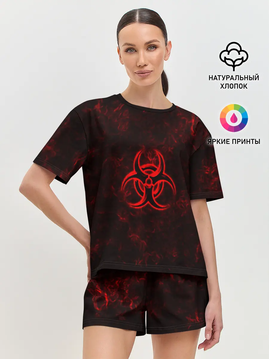 Женская пижама с шортами / BIOHAZARD