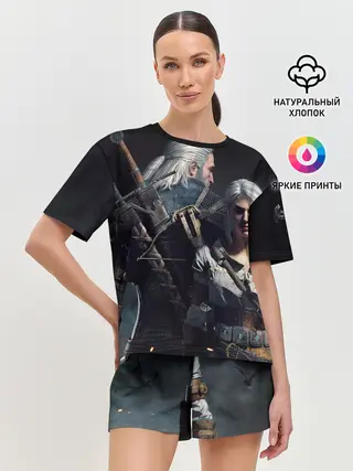 Женская пижама с шортами / Ведьмак Геральд