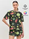 Женская пижама с шортами / Арбузики