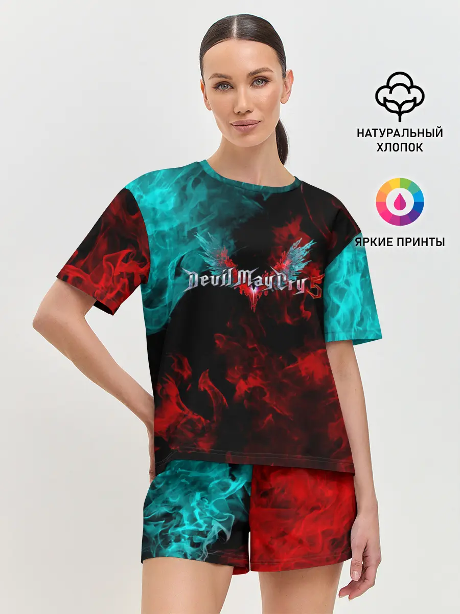 Женская пижама с шортами / DEVIL MAY CRY