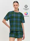Женская пижама с шортами / Джентльмены