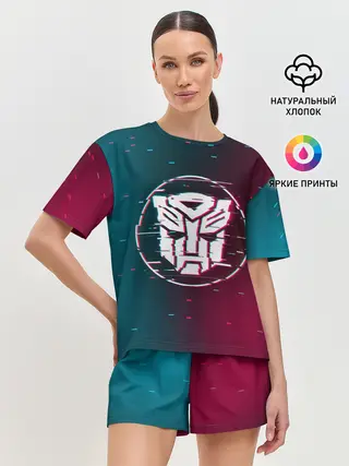 Женская пижама с шортами / ТРАНСФОРМЕРЫ