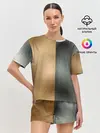 Женская пижама с шортами / Золото и Серебро
