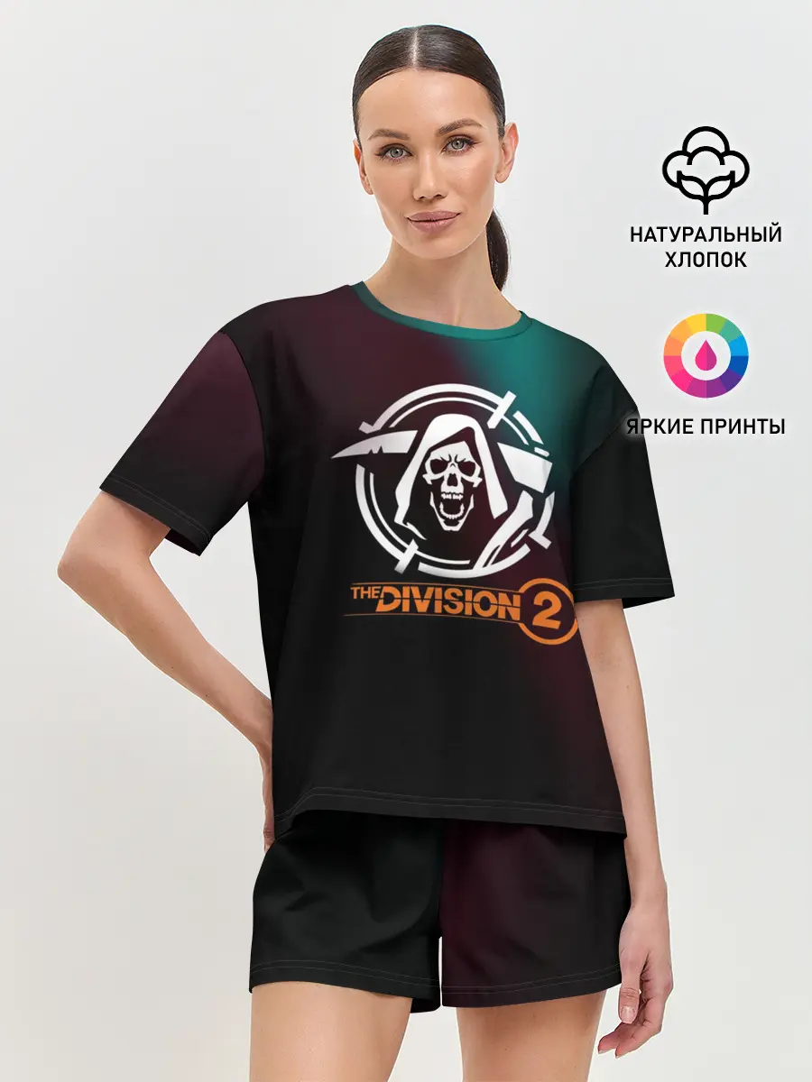 Женская пижама с шортами / The Division 2 Logo