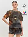 Женская пижама с шортами / Танки
