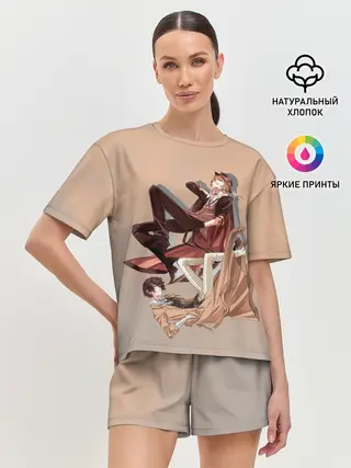 Женская пижама с шортами / Дазай и Чуя